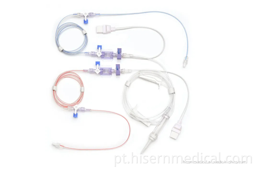 Produto de instrumento médico China Factory Dbpt-0130 Hisern Medical Transdutor de pressão arterial descartável